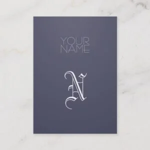 Indigo Elegant Business Card