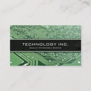 Information Technology (IT) Services Business Card