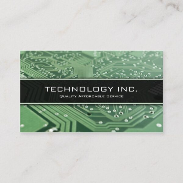 Information Technology (IT) Services Business Card