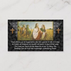 Jesus god religious business card design