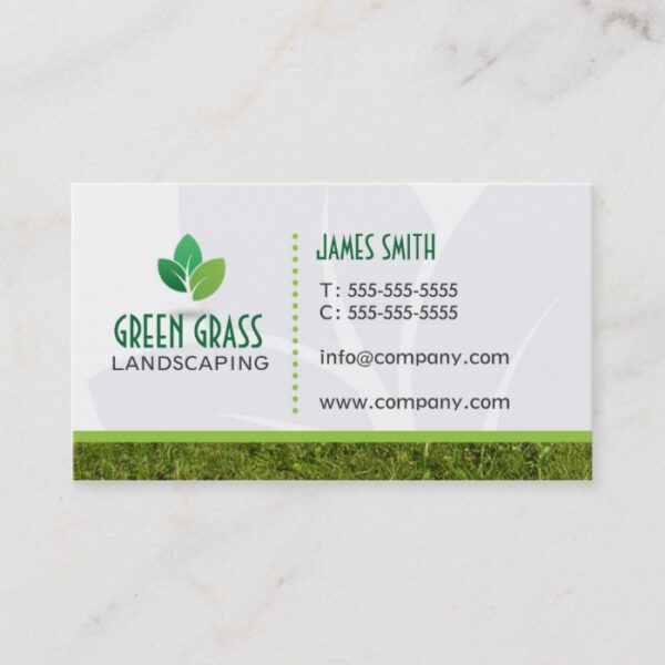 Landscaping Professional Business Card