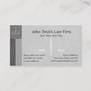 Lawyer Attorney Business Card
