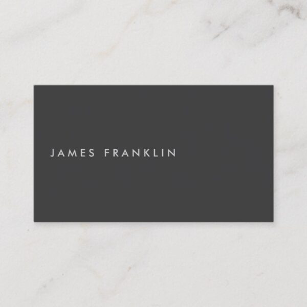LUXE MINIMALISM with OFFSET TYPE Business Card