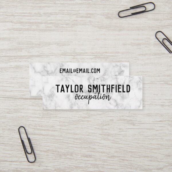 marble modern trendy grunge hipster business card