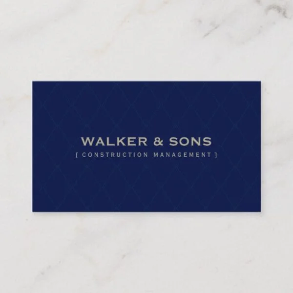 MASCULINE BUSINESS CARD :: simply smart 1