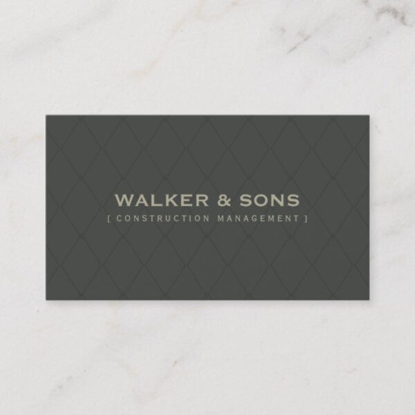 MASCULINE BUSINESS CARD :: simply smart 5