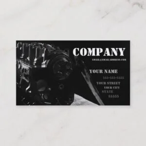 Mechanic's Business Card