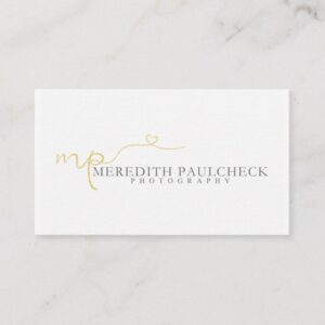 Meredith Paulcheck Photography Business Card