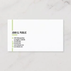 Minimalist Modern Elegant Professional Business Card