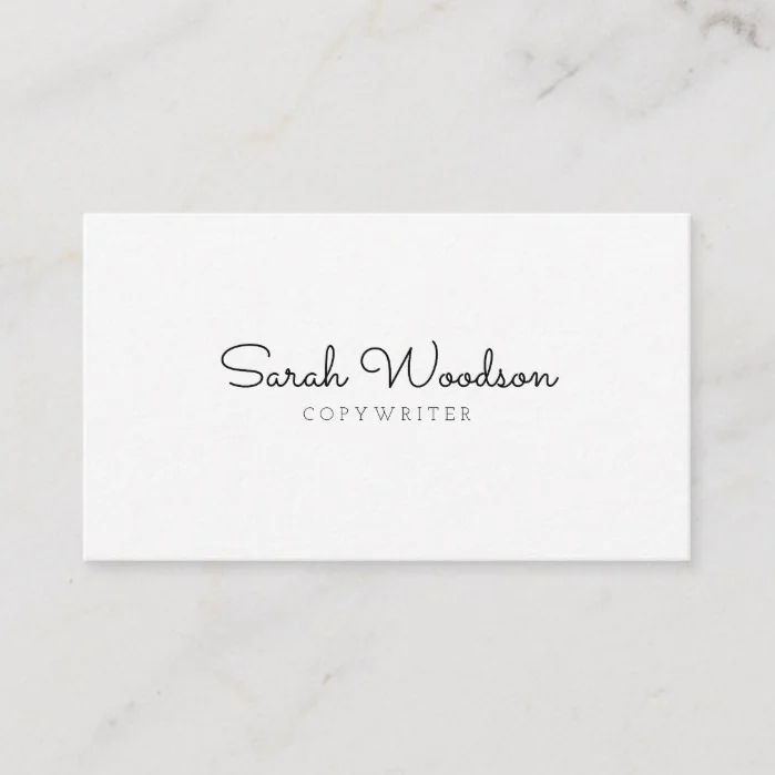 Minimalist Stylish Business Card