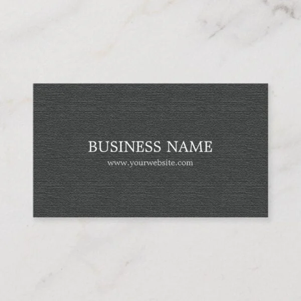 Minimalist Textured Grey Attorney Consultant Business Card