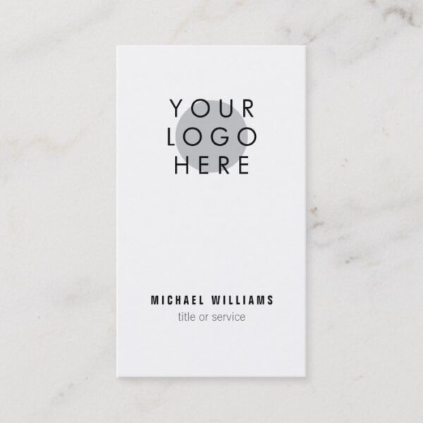 Minimalistic modern Your Logo Business Card