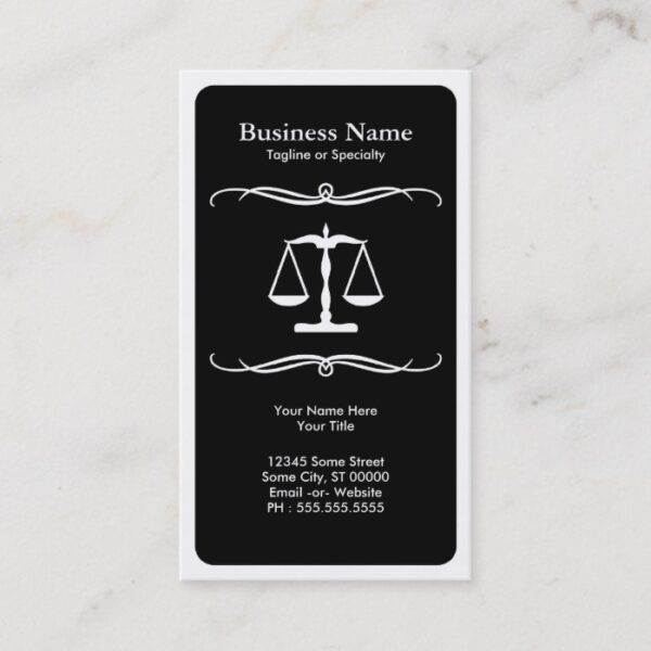 mod law business card
