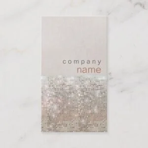 Modern and Hip Beauty and Fashion Salon Business Card