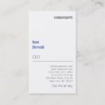 Modern and unusual business card