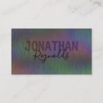 Modern Creative Holographic Metal – Business Card