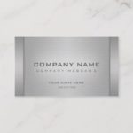 Modern Metal Business Cards