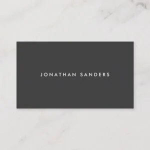 MODERN & MINIMAL No. 2 Business Card