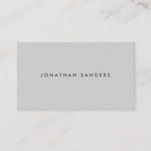 MODERN & MINIMAL No. 3 Business Card