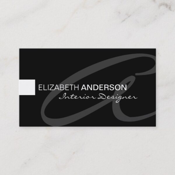 Modern Minimalist Classic Elegant Professional Business Card