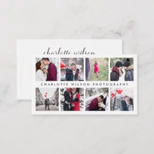 Modern Photo Collage | Photographer Business Card