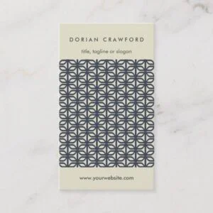 Modern professional business card