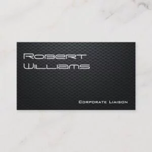 Modern Professional Carbon Fiber Business Cards
