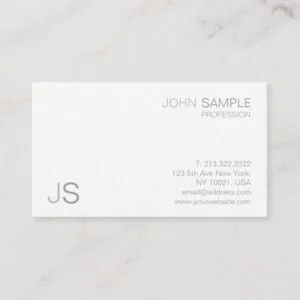 Modern Professional Creative Minimalist Design Business Card