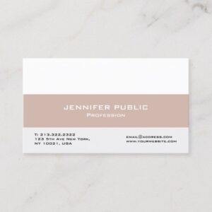 Modern Professional Elegant Create Your Own Business Card