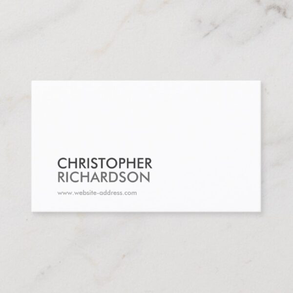 MODERN PROFESSIONAL No. 2 Business Card