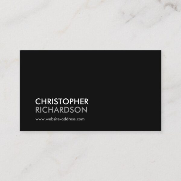 MODERN PROFESSIONAL No. 3 Business Card