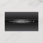 Modern Professional Perforated Metal Business Card