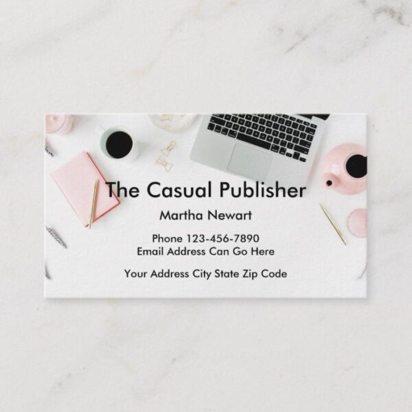 Modern Publisher Businesscards Business Card