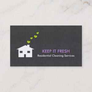 Modern Simple Cleaning Service Business Cards