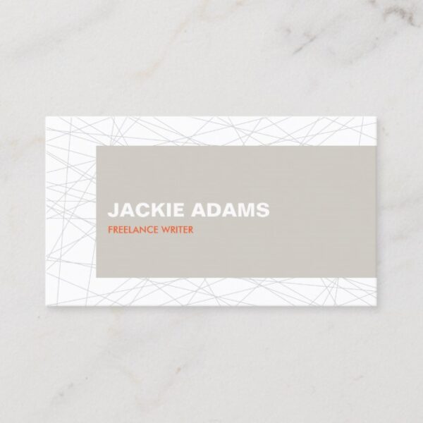 MOVING LINES No. 3 Business Card