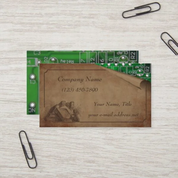 Old and New Business Card