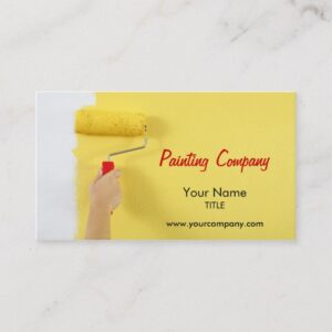 painting company / painter / interior designer business card