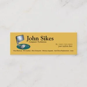 PC Repair Computer Technician Business Card