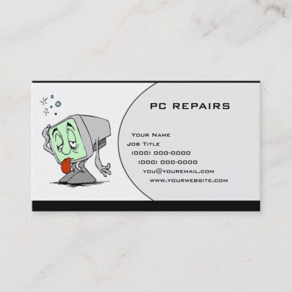 PC REPAIRS BUSINESS CARD