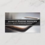 Photo of Smart Phone on Desk – Business Card