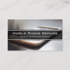 Photo of Smart Phone on Desk - Business Card