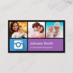 Photographer Photo Frame Collage – Metro Style Business Card