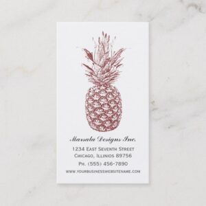 Pineapple Business Cards