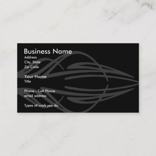 Pinstriper Business Card