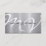Platinum / Aluminum ‘look’ Business Cards