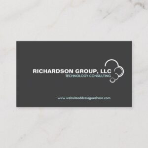 Professional Abstract Cloud Logo Business Card