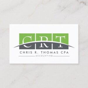 Professional Accountant and Finance Business Card