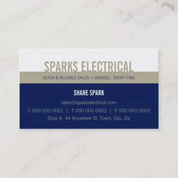 PROFESSIONAL BUSINESS CARD :: bold block2 2L