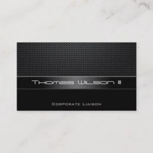 Professional Carbon Fiber Car Business Cards