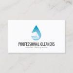 Professional Cleaning Service Business Card
